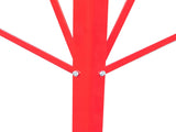 8FT Weather Resistant Yard Garden Windmill Red 78296922