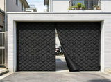Garage Door Insulation Kit 8 x 7 FT Magnetic Thermal Insulated Door Curtain 300D Oxford Fabric Heavy 12880243