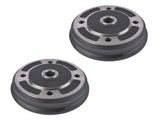 2x Rear Brake Drum Fits For Kawasaki Mule 2510 3000 3010 3020 4000 4010 KAF620 Diesel 410380035 85562641