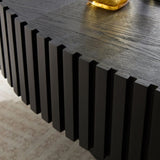 Modern Handcraft Drum Table Length 43.7 inch Ellipse Table for Living Room,Oval Small W2582P251206