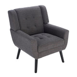 Modern Soft Teddy Material Ergonomics Accent Chair Living Room Chair Bedroom Chair Home Chair With W676P172469