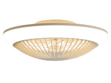 15 Inch RGB Dimmable Led Enclosed Ceiling Fan with Light Modern Bladeless 6 Speed Remote Control for 06607496