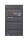 Gunmetal 1-Door Chest with Container Lock B062P209021