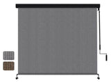 6'X8' Light Grey HDPE covered roller shutter 68201804