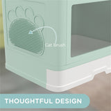 Fully Enclosed Cat Litter Box/Cat Litter Box 09412178