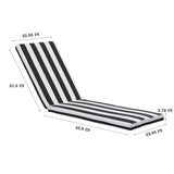 1PCSOutdoor Lounge Chair Cushion Replacement Patio Funiture Seat Cushion Chaise Lounge W41955972
