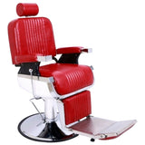 ZNTS All Purpose Recline Hydraulic Barber Chair Heavy Duty Salon Spa Beauty Equipment Red 87138551