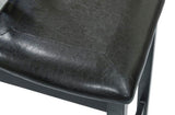 Black Finish 5pc Counter Height Set Dining Counter Height Table with Lower Shelves and 4x Chairs Set B011P194586