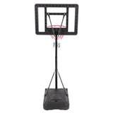 ZNTS HY-B064S Portable Movable Swimming Pool PVC Transparent Backboard Basketball Stand 91694053