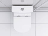 Upflush Toilet For Basement, 600W Macerating Toilet System With Powerful Dual Flush, Elongated 17.25 W2826P192011