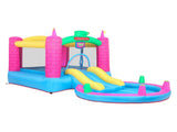 Inflatable Bounce House, Climbing Wall, Large Jumping Area, Ideal Kids Jumper 65557388