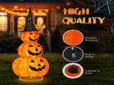 5ft Halloween Collapsible Pumpkin Decorations 100 LED Lights 42040861