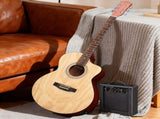 KMA201 41-inch Willow panel guitar with matte binding, comes with a 15W amplifier, bag, tuner, 55125216