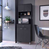 Bay Area Pantry, Two Door Cabinets, One Drawer, Four Adjustable Metal Legs B128P148663