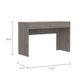 Acre Writing Computer Desk, Two Drawers B070P188821