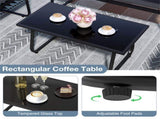 4-Piece Outdoor Conversation - 2 Chairs 1 Loveseat 1 Coffee Table,Patio Furniture 33613293