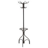 Black 12-Hook Coat Rack B062P153479