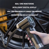 ZNTS 150PSI Handheld Air Compressor Electric Wireless Portable Tire Inflation Pump Digital Display LED 87490999