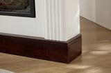 Farmhouse style fireplace TV stand for living room bedroom to store CDs, remotes and other media W2393P230124