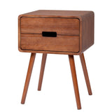 ZNTS Wood Nightstand End Side Table with Drawer & Solid Wood Legs for Living Room, Bedroom 47957440