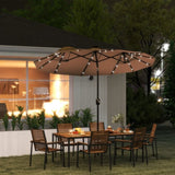 Outdoor beach umbrella/Double-Sided Market Umbrella 00270102
