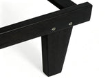 ARIANA KD WOOD CHAISE LOUNGE W/ CUSHION, Black N769P530265B