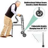Grey walking aid foldable 45489698