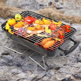 ZNTS Portable Charcoal Grill, Tabletop Outdoor Barbecue Smoker, Small BBQ Grill for Outdoor Cooking 62629445