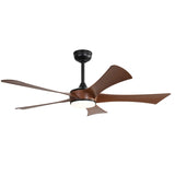 52 Inch Ceiling Fan with 22W LED Light and Remote Control 5 ABS Blades for Bedroom W934P229930