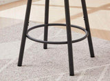 Bar Table Set with 2 Bar stools PU Soft seat with backrest, Rustic Brown, 43.31'' L x 15.75'' W x 38669440