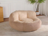 Oversized Bean Bag Chairs,Multicolor Faux Fur Couch Filled with Shredded Sponge,Large Lounger Sofa 03068606