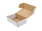 50 Corrugated Paper Boxes 6x4x3" White Outside and Yellow Inside 67683696