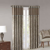 Jacquard Curtain Panel Pair B03598085