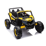 ZNTS 12V Ride On Car with Remote Control,UTV ride on for kid,3-Point Safety Harness, Music Player 78269199