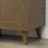 Modern 60 Inch TV Stand for TVs up to 65 inches, Classic Walnut Finish B108P208917