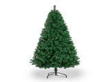 7ft 881 Branch Half Christmas with 230LED Lights PVC Branch Iron Bracket Tender Green Christmas 86948457
