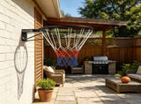 Wall & Door Mounted Basketball Rim, Flex Rim Goal Replacement with Net & Double Spring 15163653