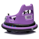 ZNTS 12V ride on bumper car for kids,electric car for kids,1.5-5 Years Old,W/Remote Control, LED Lights, W1578P198507