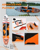 ZNTS Inflatable Stand Up Paddle Board 11'x34"x6" With Accessories 06339831