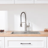 Modern Touchless Infrared Sensor Kitchen Faucet Sleek Stainless Steel Hands-Free Design for T3609P347455