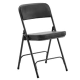 ZNTS 2 Pack Metal Folding Chairs with Padded Seat and Back, for Home and Office, Indoor and Outdoor 69307618