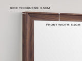 Full Length Mirror 70"x 31", Wall-Mounted Mirror, Faux Wooden Frame,vintage full length W2071P247816