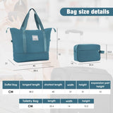 Softside Luggage Expandable 3 Piece Set Suitcase with Duffel Bag Upright Spinner Softshell N732P201004F