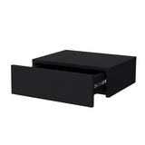 Black Wall-Mounted Floating Nightstand B062P175155