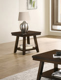 ZNTS Rectangular End Table In Dark Espresso SR016382