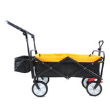 ZNTS folding wagon Collapsible Outdoor Utility Wagon, Heavy Duty Folding Garden Portable Hand Cart, Drink W22747804