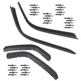 Front & Rear Fender Flares Extensions Set for Jeep Wrangler JL JLU l4 V6 18-24 89885511