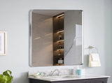 40x36 Inch Brushed Nickel Aluminium Frame Bathroom Mirror T3757P347051