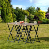 No Assembly Required TV Trays for Eating Set of 4 with Stand,Folding Snack Tray Table Set,Folding TV W2167P164302