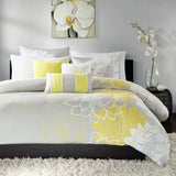 King/Cal King 6 Piece Printed Duvet Cover Set B03597306